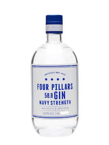 Aussie Gin: Four Pillars Navy Strength Gin 200ml