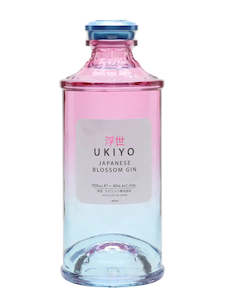 Japanese Gin: Ukiyo Japanese Blossom Gin 700ml