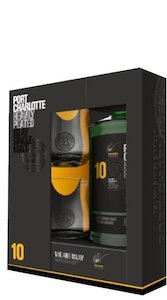 Bruichladdich  Port Charlotte 10 Year Old 700ml + 2 x Glasses