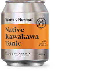 Weirdly Normal Native Kawakawa Tonic 250ml Can x 4