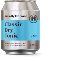 Weirdly Normal Classic Dry Tonic 250ml Can x 4