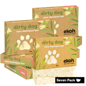 Natural Dog Shampoo Soap Bar for Washing Puppies and Dirty Dogs Mini Dog Shampoo Bars 7 pack