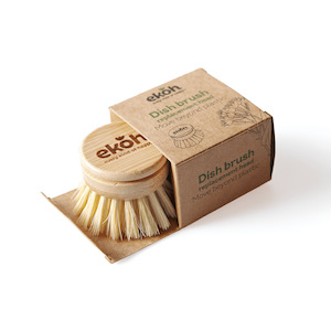 Bamboo Dish Brush Replacement Head Natural Soft Sisal Bristles