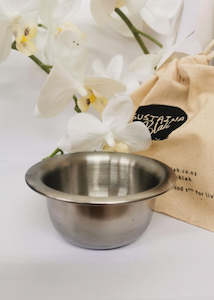 SustainaBLAH - Stainless Shaving Bowl