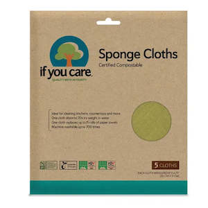 If You Care - Sponge Cloths 5pk