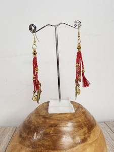 Bead Line Earring