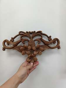 Homewares: Hibiscus Carving