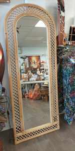 Furniture: Rattan Mirror 200X80