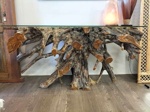 Teak Console Table