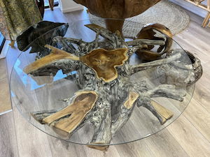 Furniture: Teak Root Coffee Table