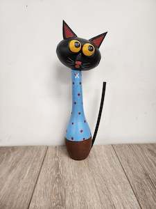 Polka Dot Bottle Cat