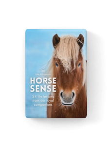 Affirmation Gifts: Quote Box - Horse Sense