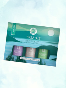 Breathe 3 Pack Essential Oil Blend.