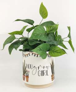 You Grow Girl Planter