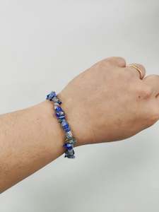 Lapis Chip Braclet