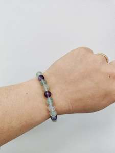 Fluorite Bead Bracelet