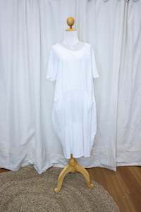 Cotton Panel Dress