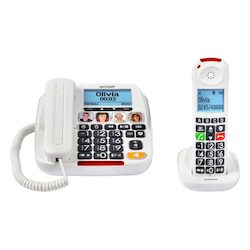 Care920-1 Amplified Big Button Phone with Cordless Handset