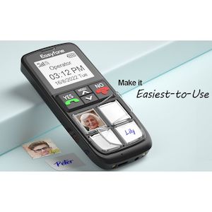 Easyfone T6 4G Picture Button Cell Phone for Seniors