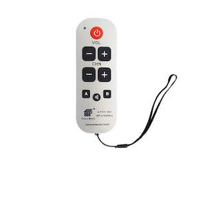 Hearing aid dispensing: Big Button Simple TV Remote Universal Large Button Remote Control for Seniors