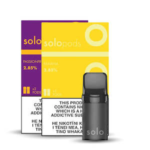 Solo Pods Prefilled pods 2.85% Nicotine