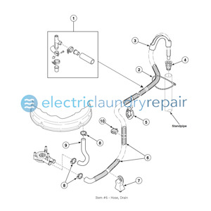 Alliance #39894 Hose, Drain | Washer Replacement Part