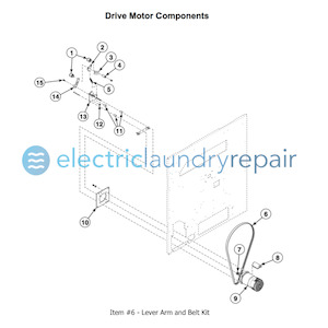 Dryers Replacement Parts: Huebsch #70655103 Belt Kit, Lever Arm and | Dryer Replacement Part