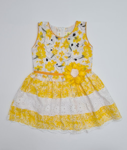 Yellow Tier Frock