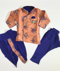 Infant clothing: Kids Sherwani Set with Pajama & Dhoti