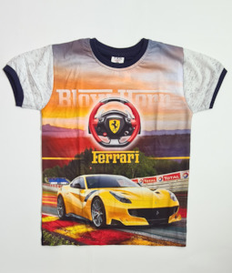 Kids T-Shirt with Drean Car Print