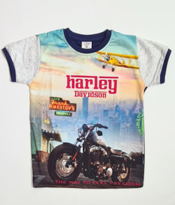 Kids T-Shirt with Harley Print