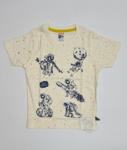 Infant clothing: Off White Space Carnival T-shirt