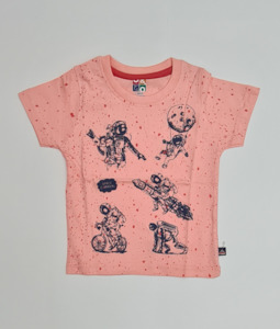 Infant clothing: Peach Space Carnival T-Shirt