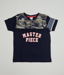 Infant clothing: Master Piece Navy Camo T-Shirt