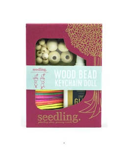 Toys Books: Create Your Own Wood Bead Keychain Doll