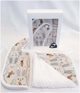 Bib + Face Cloth Set - Large