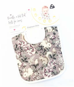 Mauve Bunny Bib