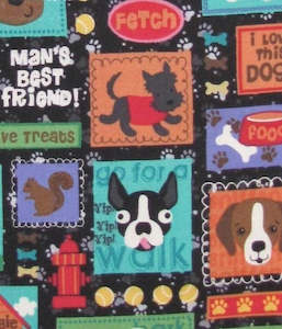 Drop Me Not Bibs: Woof Woof Bib (Drop-Me-Not)