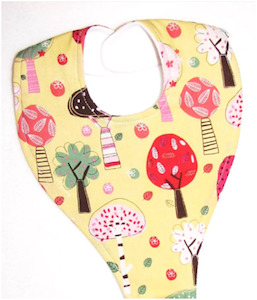 Drop Me Not Bibs: Yellow Trees Bib (Drop-Me-Not)