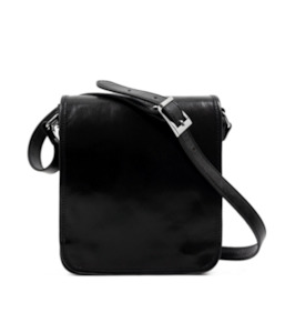 Crossbody: Messenger Bag - Black