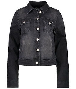 Tops: Denim Jacket Jorinda Jr. - Black Used