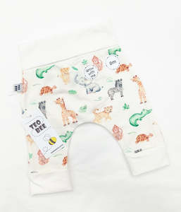 Boy's Cotton Leggings (Safari Animals)