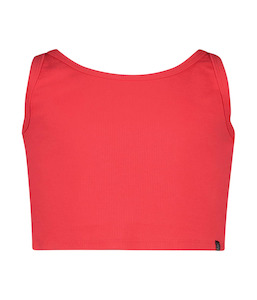 Girls Finia Cotton Crop Top - Pink