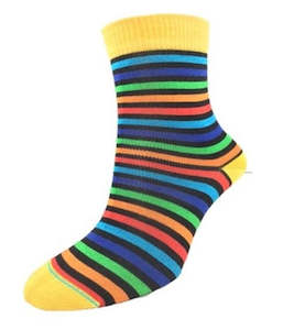 Socks Tights: NZ Made Kids' Striped Socks