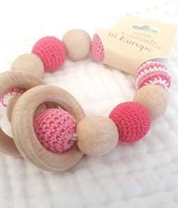 Teethers: Pink Teething Bracelet