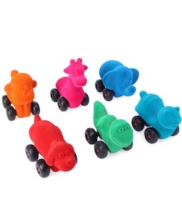 Sensory Toys: Soft Medium Wheeled Toys - Aniwheels