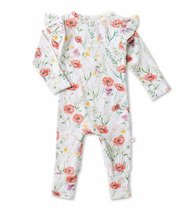 Sale Clothing: Girl's Meadow Organic-cotton Growsuit