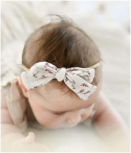 Headbands: Girl's Delicate Wildflowers Hair Bow