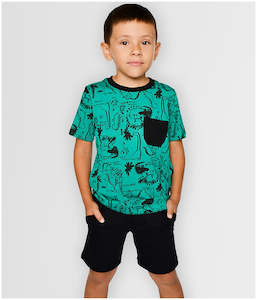 Elephant Ollie: Cotton Dinos T-shirt