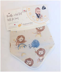 Bibs: Beige Lions (bandana bib)